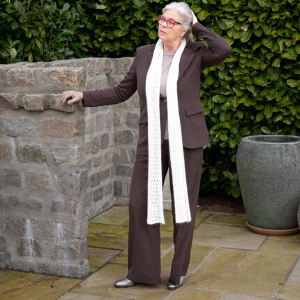 Air Bubles Scarf designet af KreaBossen Irene Rasch