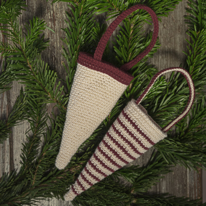 Hæklet julekræmmerhuse